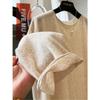 Clearance Bargains: Women's Plus Size Casual Round Neck Long Sleeve Solid Color Top