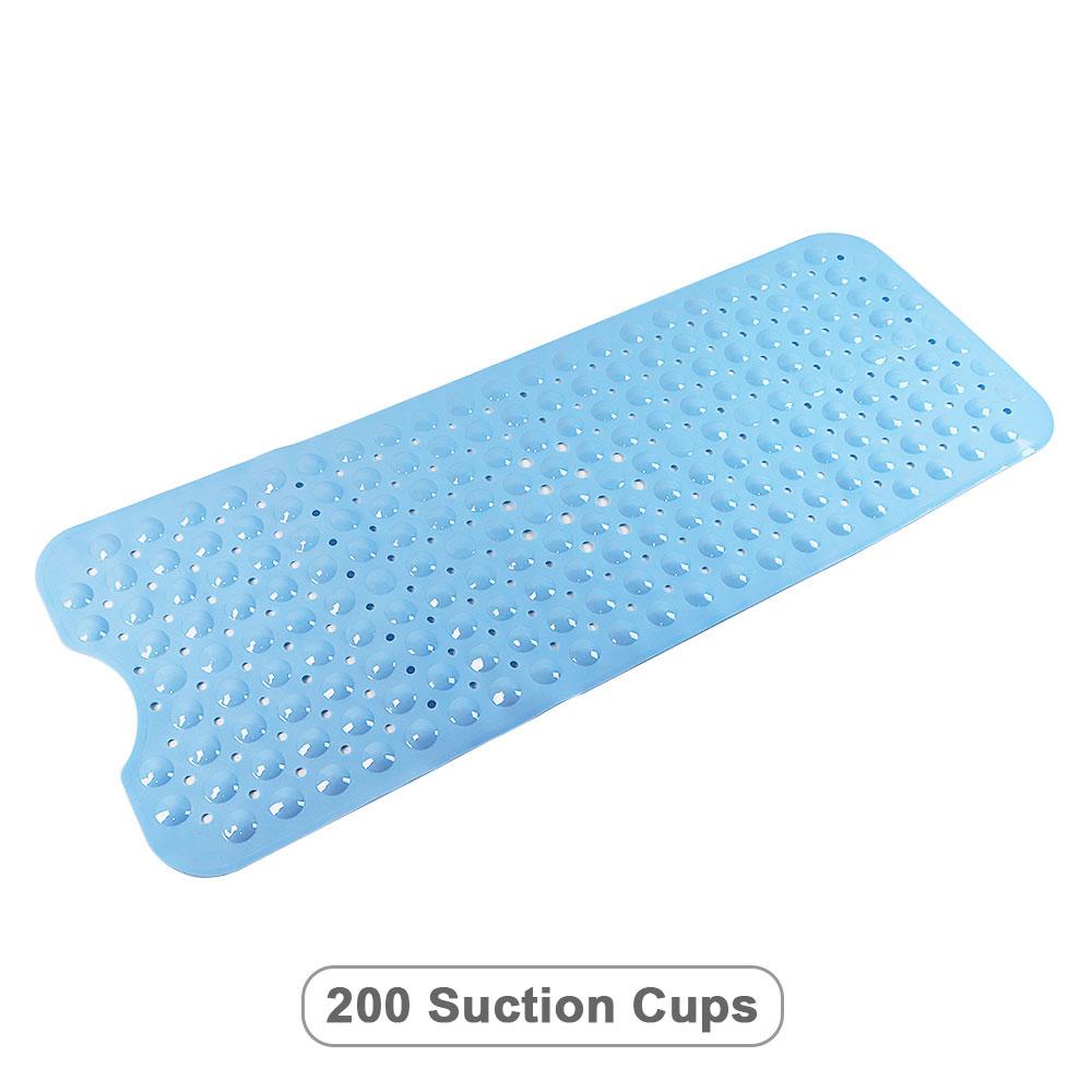 Silicone World PVC Anti-skid Bath Mats Soft Shower Bathroom Massage Mat Suction Cup Non-slip Bathtub Carpet 40x100cm Floor Mat