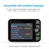 Stereo Digital Signal Broadcast Adapter 2.4 Inch LCD Color Screen DAB Radio Receiver Bluetooth-compatible 5.0 Hands-free for Car
