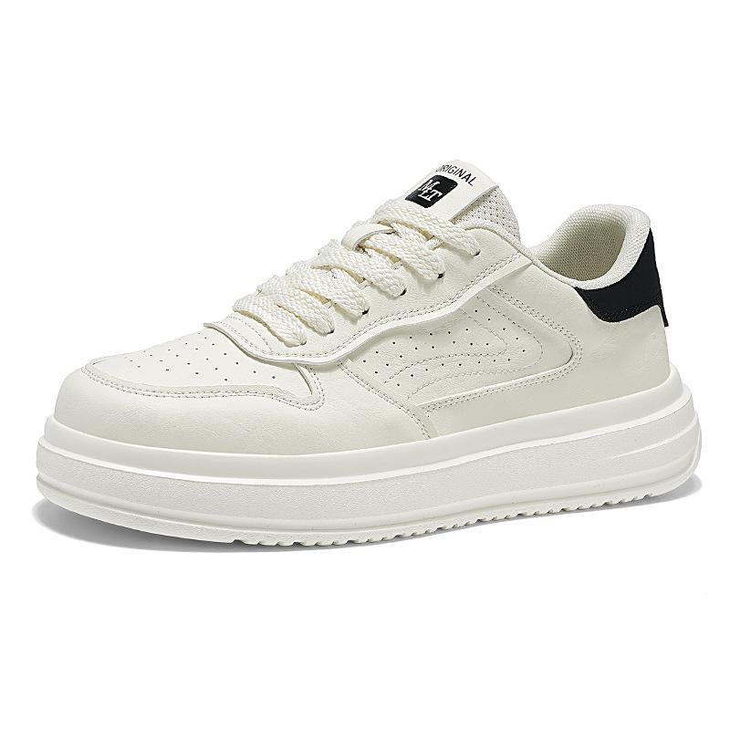 Four Seasons Thick-soled Comfortable Low-top Lightweight Cushioning Sports Shoes Simple Casual Skateboard Shoes