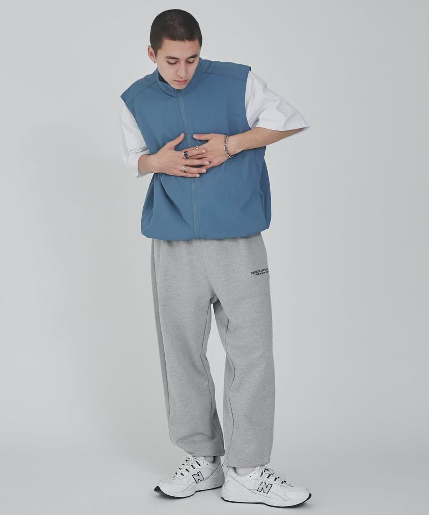 WEGO Unisex Nylon Korean Solid Size Blue Sonata Vest, Outerwear, Top, Streetwear, Style, Layered, Spring/Summer Clothes, Color, Gift,