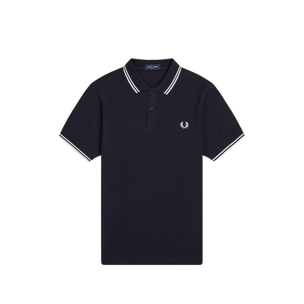 Fred Perry Mens Twin Tip Polo Shirt