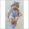 7-Inch Soft Vinyl Reborn Baby Doll Mini Figurine