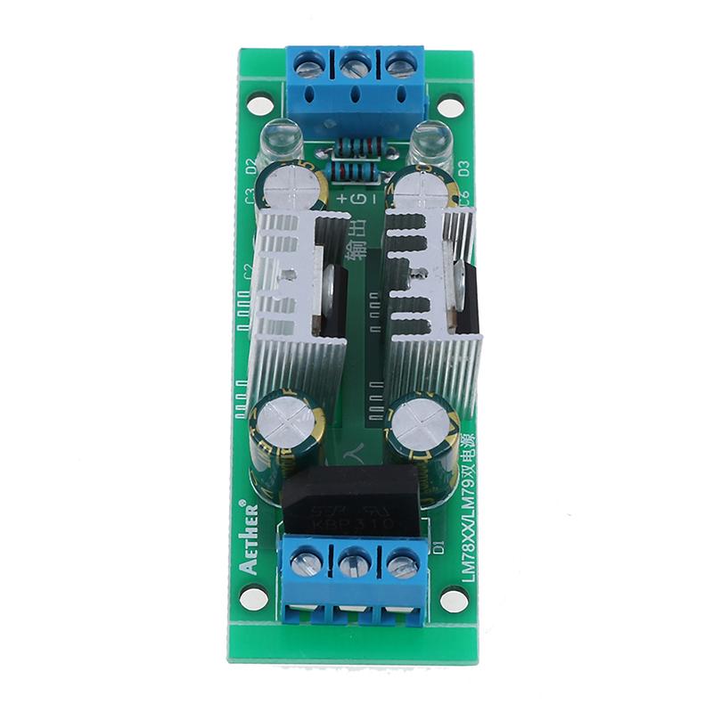 Lm7812 + Lm7912 ±12V Dual Voltage Regulator Rectifier Bridge Power Supply Module