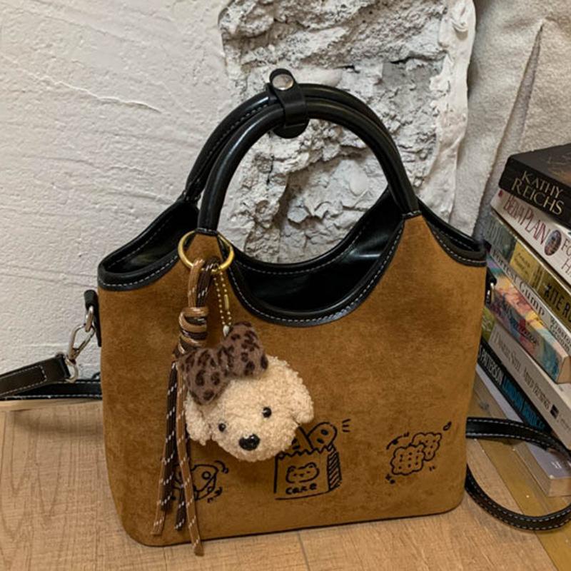 This Retro Cartoon Single-shoulder Bag Is A Unique, Cute, Casual, Fashionable and Simple Bag for High School Girls