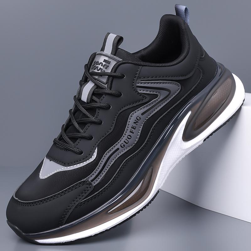 

Модные кроссовки Мужская модельная обувь Ретро Мужская кожаная Деловая Мужская обувь в стиле барокко Повседневная уличная Мужская обувь Оксфорды 38 чёрный