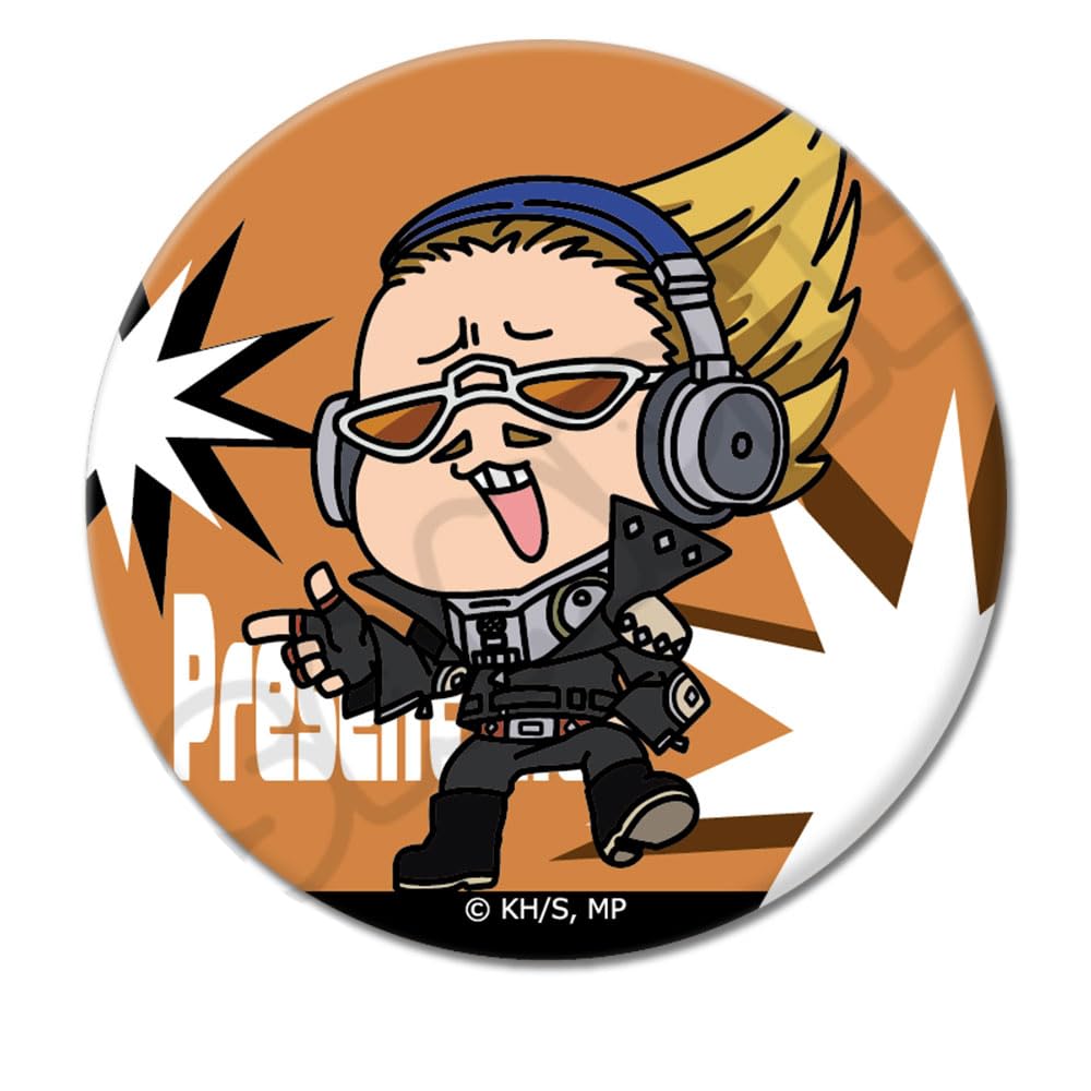 

TV Anime Hero 5th Edition Round Can Badge M CH My Academia [Present Mic] Everyone s Mochocho! [57mm]