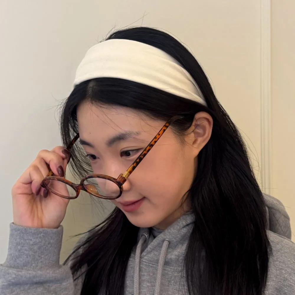 Wide Ivory Basic Headband