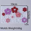 3D Flower Shape Pendant Earring Silicone Mold DIY Creative Jewelry Crafts Making Crystal Epoxy Resin Necklace Molds Art Gifts