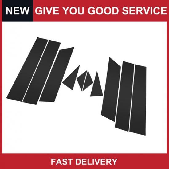 

10 Pcs Door Pillar Window Trim for Mazda CX5 2017-2024 Black New