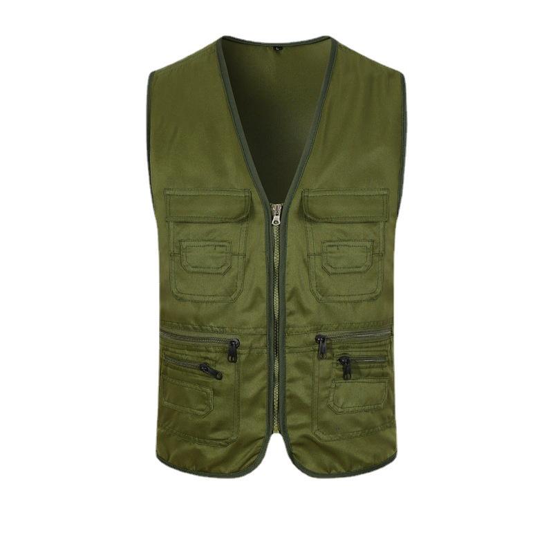 Custom Logo Outdoor Volunteer and Reporter Workwear Vest