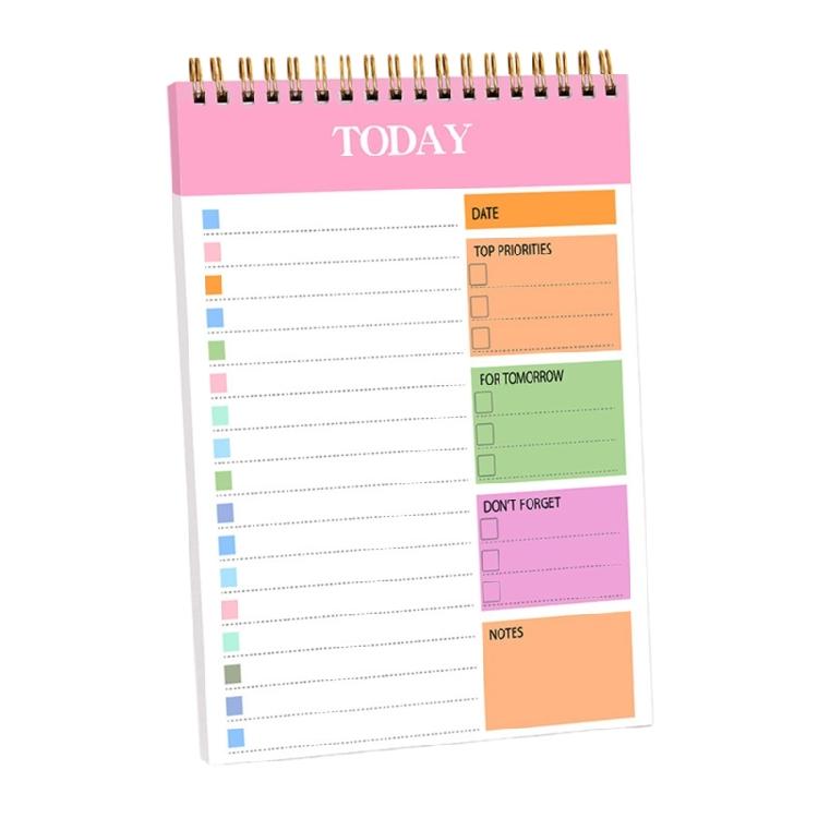 Twin Coil Binding Daily Planner Academic Journal 104 Page Lined Writing Notepads For Daily Planning And Note Taking