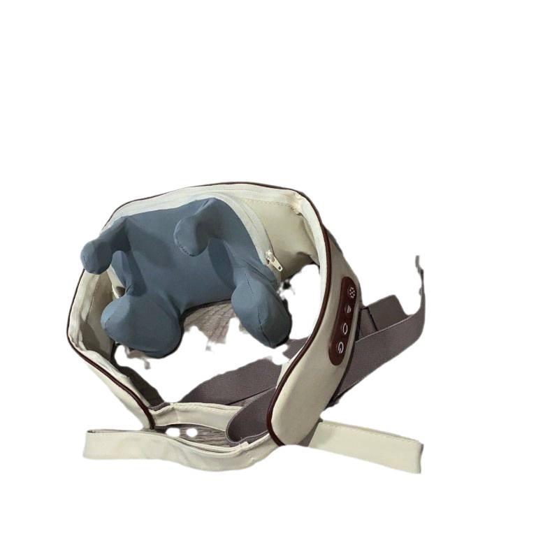 Cross-Shaped Electric Trapezius Massager: Multi-Functional Hot Compress with Kneading for Neck, Shoulder, and Back Relief.