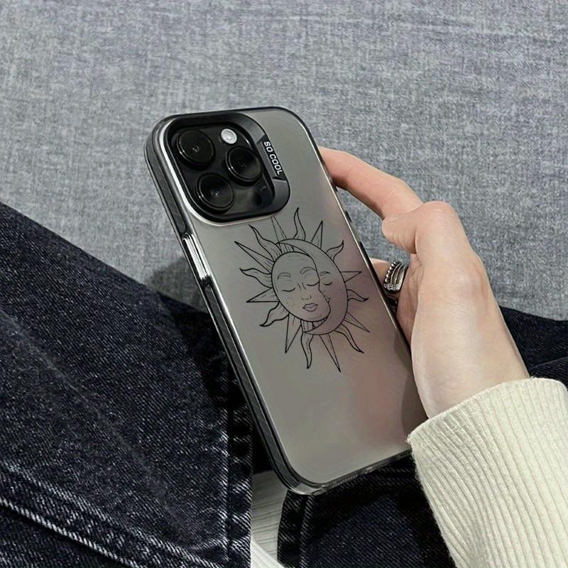 New hand drawn sun and moon patternFor iPhone 11 12 13 14 15 16 17 XS XR X 12 13 Plus Pro Max SE series Anti fall durable beautiful  gorgeous