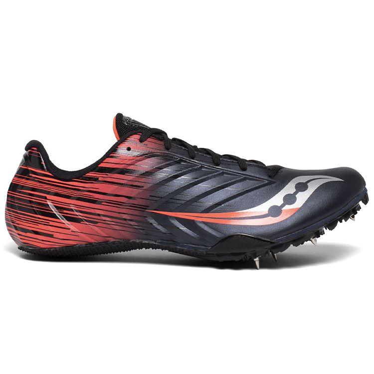 Saucony Spitfire 5 Comfortable Y2K Retro Mesh Cushioning Lightweight Durable Non-Slip Low-Top Running Shoes Men sneaker Black Red S29055-4