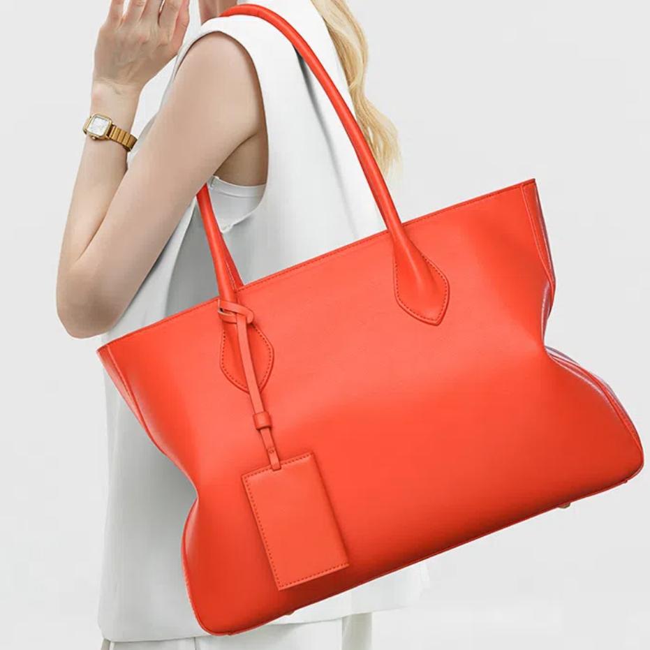 Handtasche mit großer Kapazität Modemarke Damen High-End Reisetasche Luxus Designer Neu PU-Leder Tote mit kleiner Tasche