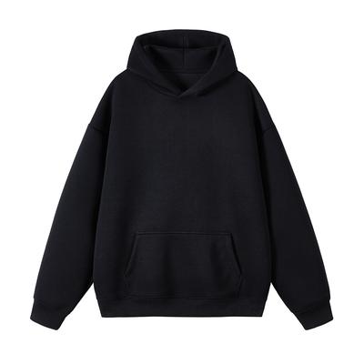 Spring Men Soild Color Hooded Sweatshirts High Street Cotton Pullover Hoodies 2025 New Men Y2K Vintage Hoody Clothes