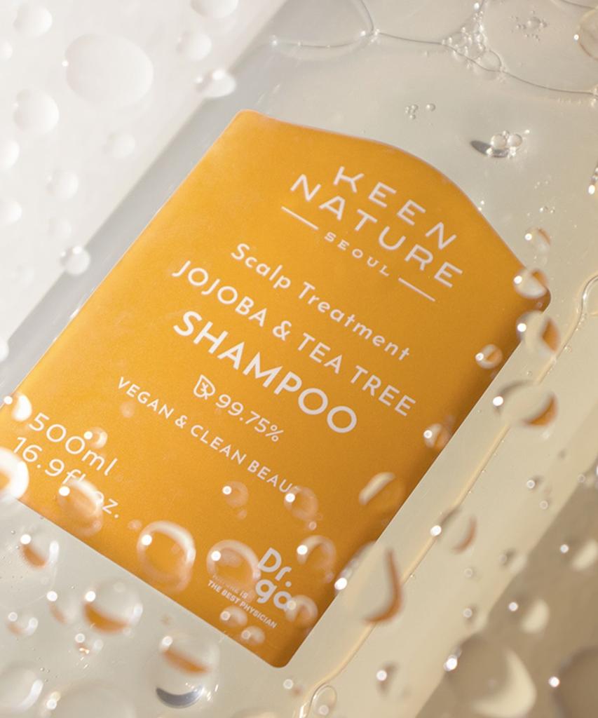 Vegan Jojoba Tea Tree Natural Shampoo 500ml
