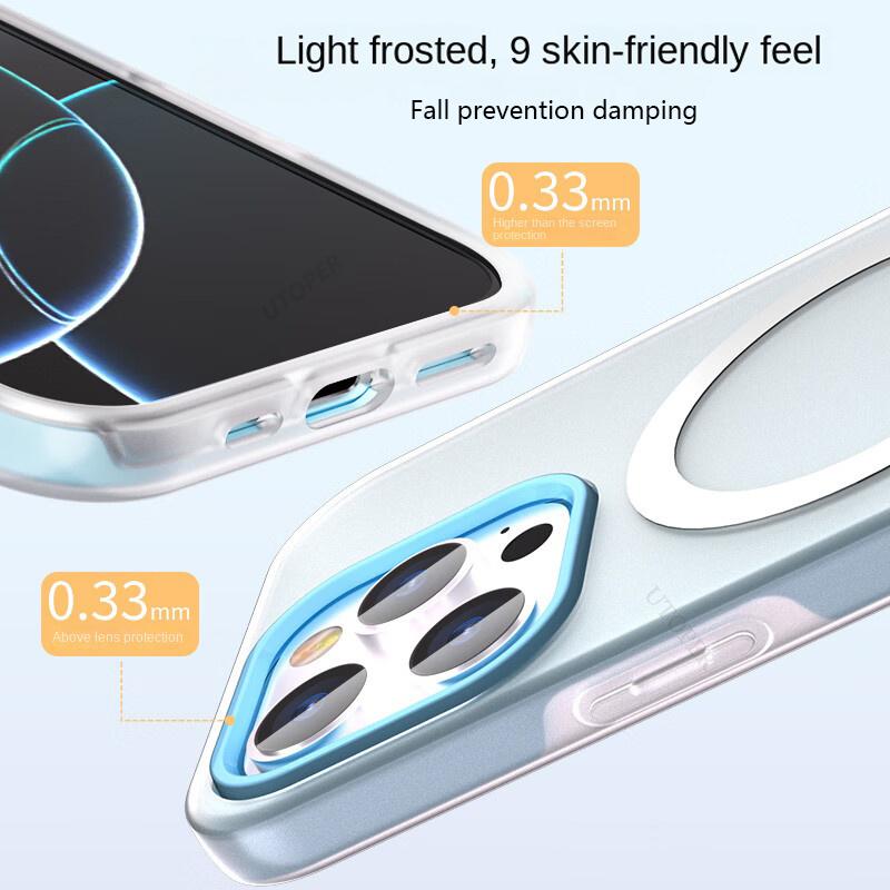 Fashion Dopamine Jelly Texture Two-in-one Case for iPhone 16 15 14 13 12 11 Pro Max Plus Fall Prevention Magsafe Magnetic Cover
