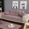Cotton Linen Sofa Covers for Living Room Corner Sofa Couch Cover Non-slip Sofa Chaise Cover Lounge Sofa Slipcovers Home Decor