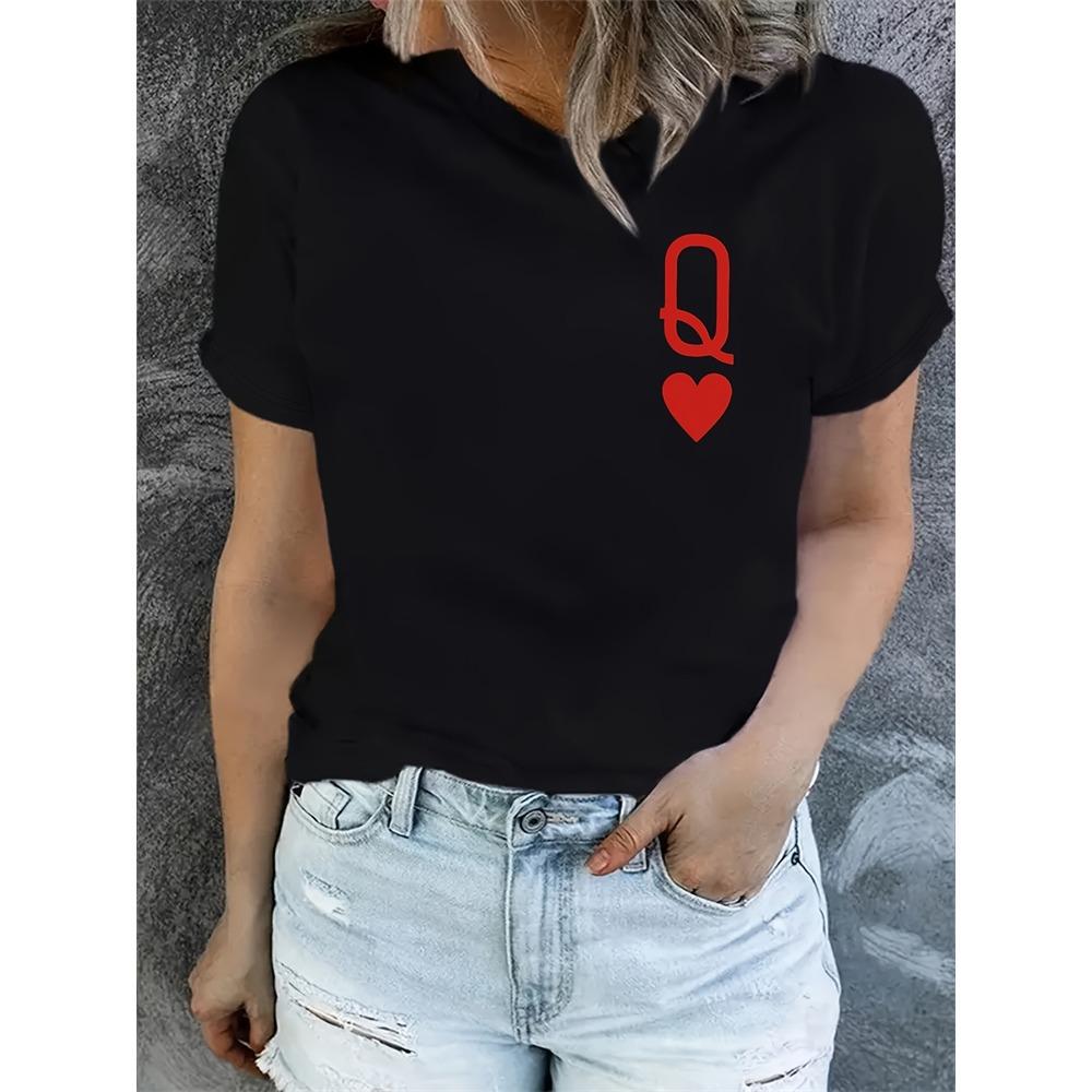 Summer Women's T Shirt Vintage Patchwork Pattern Tee Short Sleeve Women's Casual Short Sleeve Tee Round Neck Commuter Clothing
