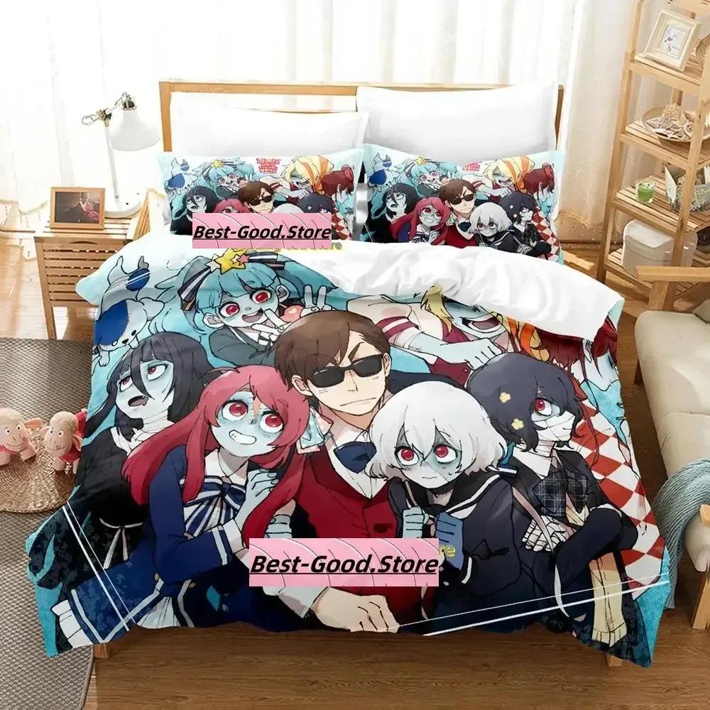 Zombie Lplus Saga Beding Set Single Twin Ful Quen King-Sized Dimensionsd Dimensions Bed Linen Set Adult People Kid Bedrom Duvetcover Sets Anime parure