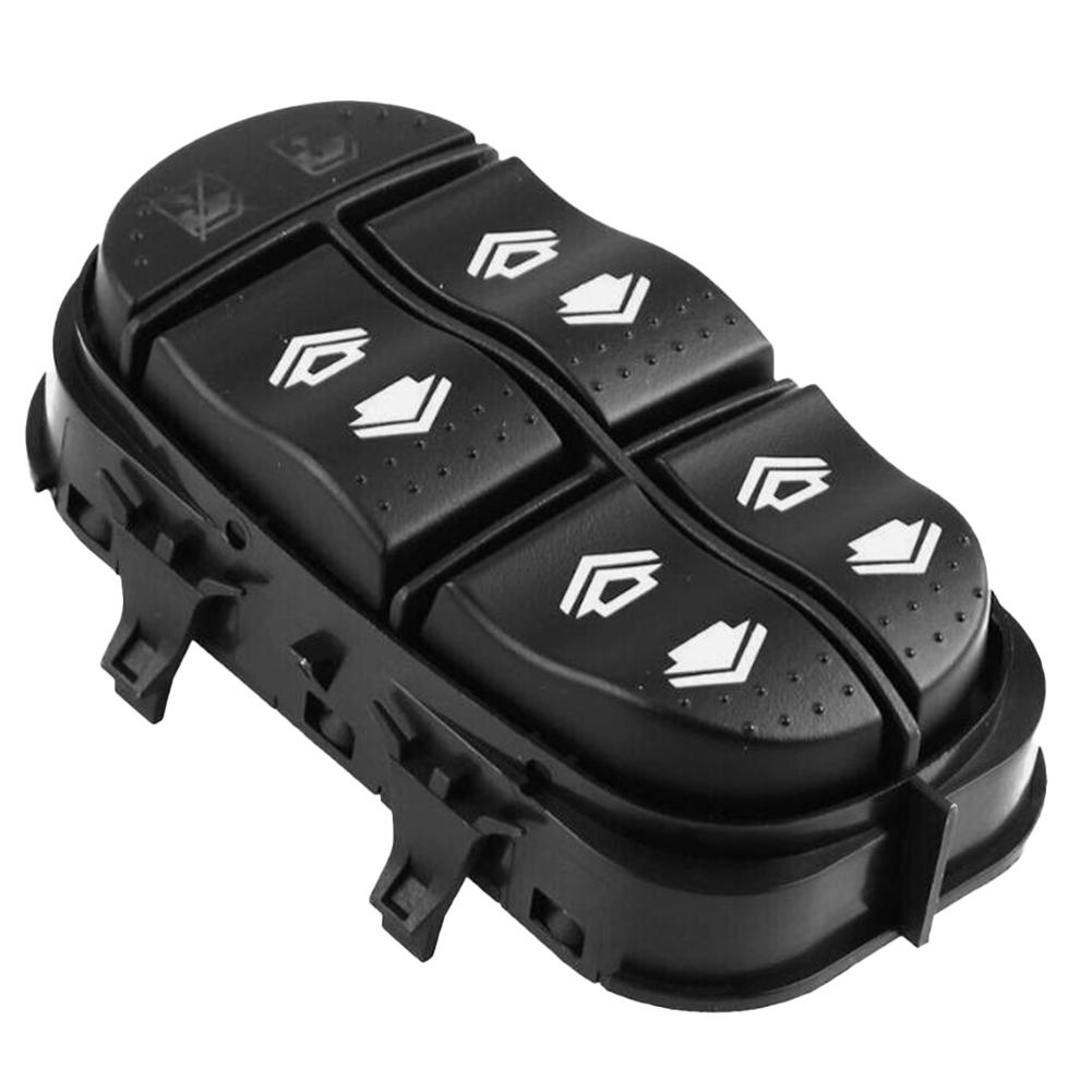Replacement Window Switch Window Control Switch Window Mechanism Replacement Black Plastic Direct Replacement Easy Installation