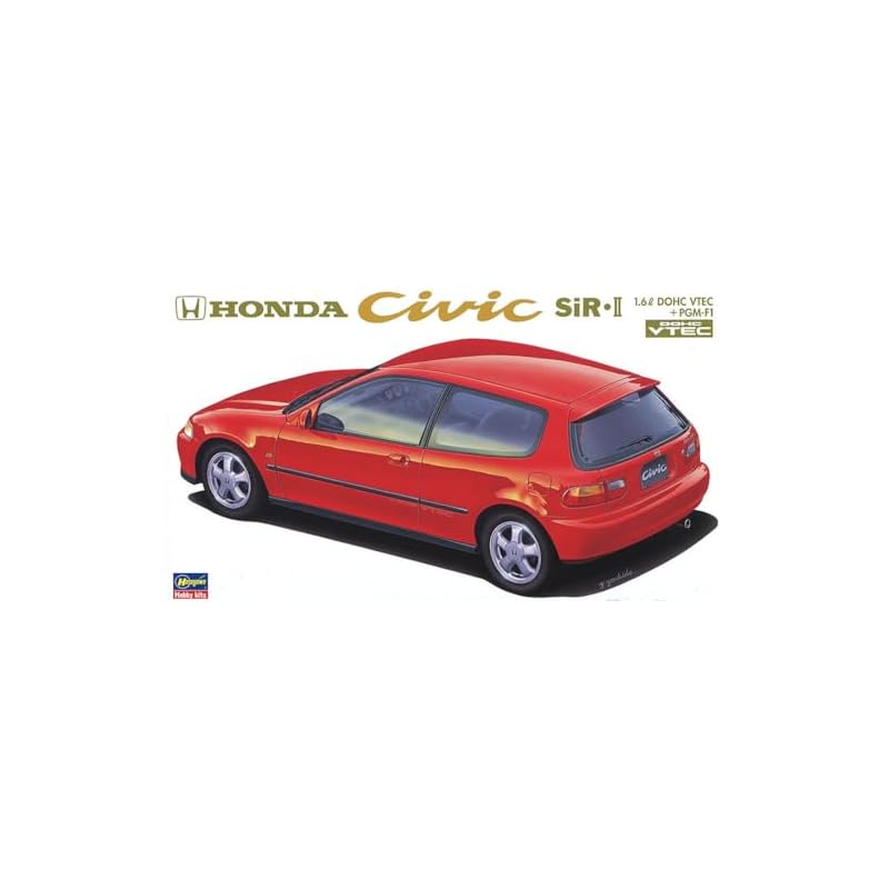 Hasegawa 1/24 Honda Civic SiRII Plastikmodell CD6