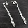 5pcs Vintage DIY Bookmark Charms Flower Antique Silver Plated Zinc Alloy Charms Pendant for Bookmarks Metal Jewelry Accessories