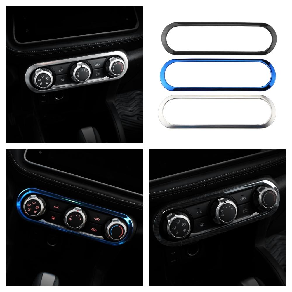 For Nissan Kicks 2017 - 2023 Car Center AC Switch Control Button Panel Cover Trim Sticker Interior Accessories