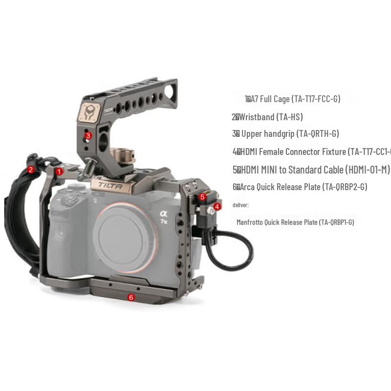 Camera Cage Accessory Kit for Sony A7 Series