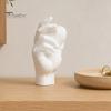 PLA Sculpture for Gifts Hand Holding Heart 3D Printed Figurine, Modern Minimalist Sculptural Desk Decor, Romantic Ornaments Home Accent Shelf