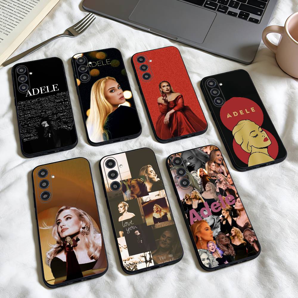 Singer A-Adele phone Case For Samsung Galaxy A73,A72,A71,A70,A53,A52,A51,Others Soft Black Shell