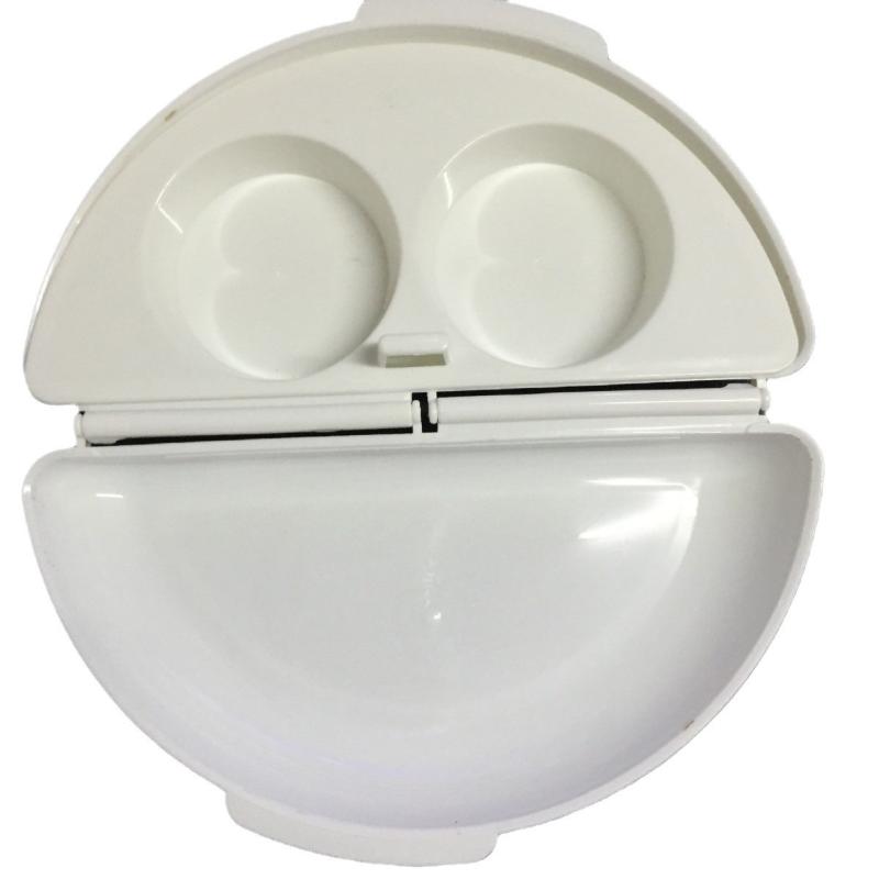 1Pcs Portable Steamed Egg Box Food Grades Plastic Microwave Egg Cooker Kitchen Cooking Mold Easy To Clean Egg Steamer