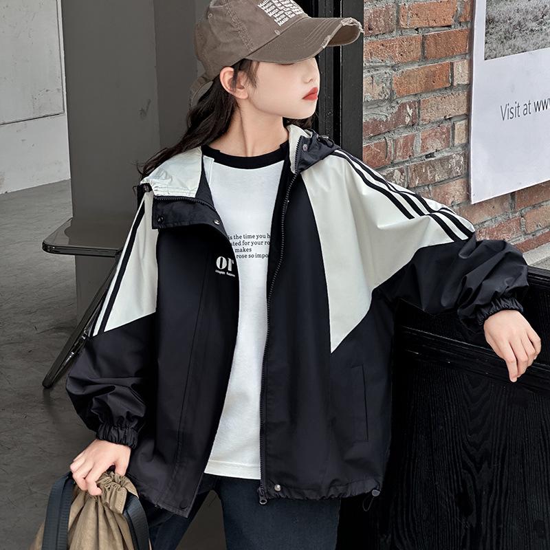Girls' Autumn Windproof Rainproof Casual Top Jacket 2025