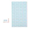 50 Sheets Writeable Labels Sticker Small Blank Sticker for Envelopes File Folders Jars Boxes School Office Kitchen