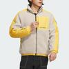 adidas X National Geographic Dicke Outdoor-Sportjacke mit Colorblock-Fleece-Innenfutter Herren Jacken Off-White IL8985