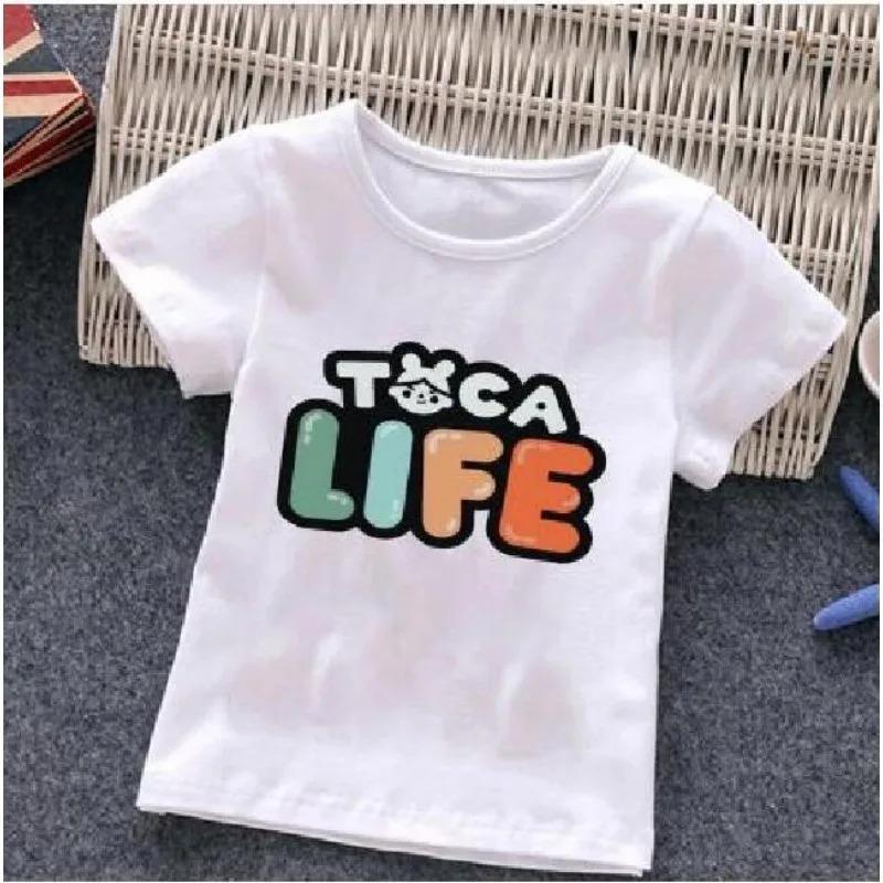 Girls K-POP Idol Print Short Sleeve T-Shirt Cute Cartoon Singer Graphic Tee Kids Summer Casual Top