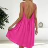 2026 Women's Backless Sling Overcoat Loose Home Dress