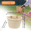 Kids Bike Basket Bicycle Front Handlebar Cloth Rope Storage Portable Tricycle