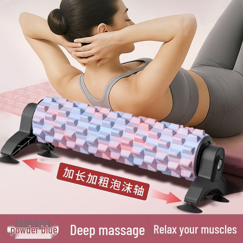 

Wall-Mounted EVA Suction Cup Foam Roller for Deep Tissue Massage and Yoga Relaxation 55x20x15