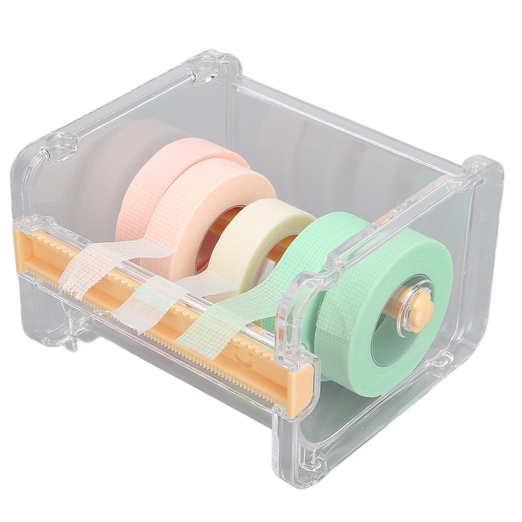 Transparent Multi Masking Tape Cutter Dispenser Visible Roll Tape Holder for   School
