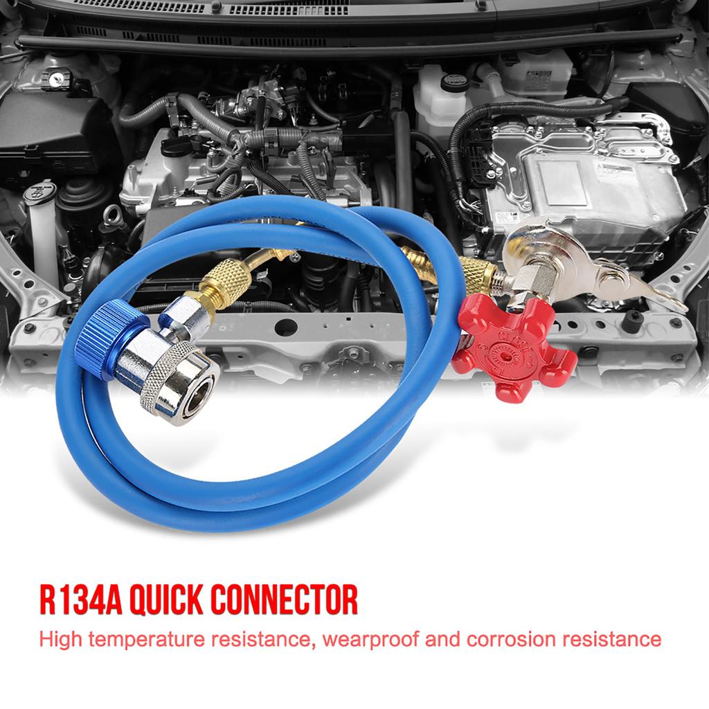 R134a Refrigerant Recharge Hose Gas Can Fitting Pipe Can Tap for R502 R 12 R 22 Refrigerant