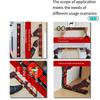 1PC High Precision Multifunctional Folding Horizontal Ruler Home Improvement Corner Woodworking Artifact Measuring Tool with Magnetic Balance Ruler