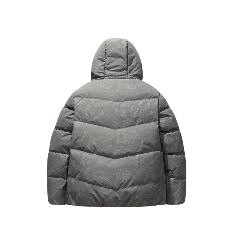 Anta Casual Minimalist Letter Print Down Jacket Men Outerwear 152548911-1