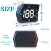 HUD HUD Car Head Up Display Plastic Windshield Projector GPS Car Digital Speedometer  Car Digital
