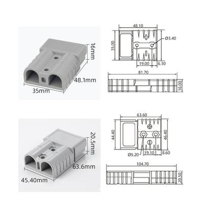 10x pentru conectori tip Anderson 50 AMP 6AWG 12-24 V DC unealtă electrică