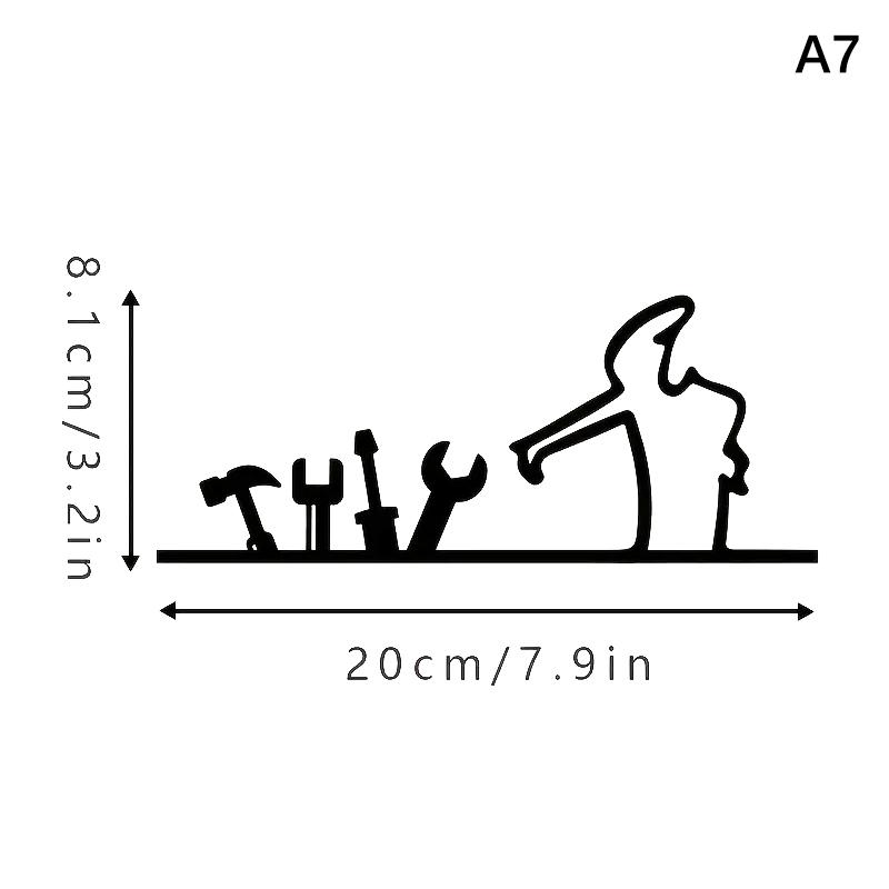 La Linea Line Art Wall Sticker Minimalist Self-Adhesive Waterproof Decal For Walls, Doors, Glass, Cars Home And Car Decoration