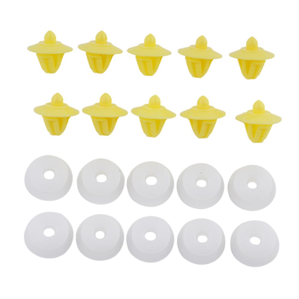 10pc Car Door Card Retainer Trim Panel Clips For Clio For Laguna For Megane 2 Push-Type Interior Rivet Fastener Clips 770307725