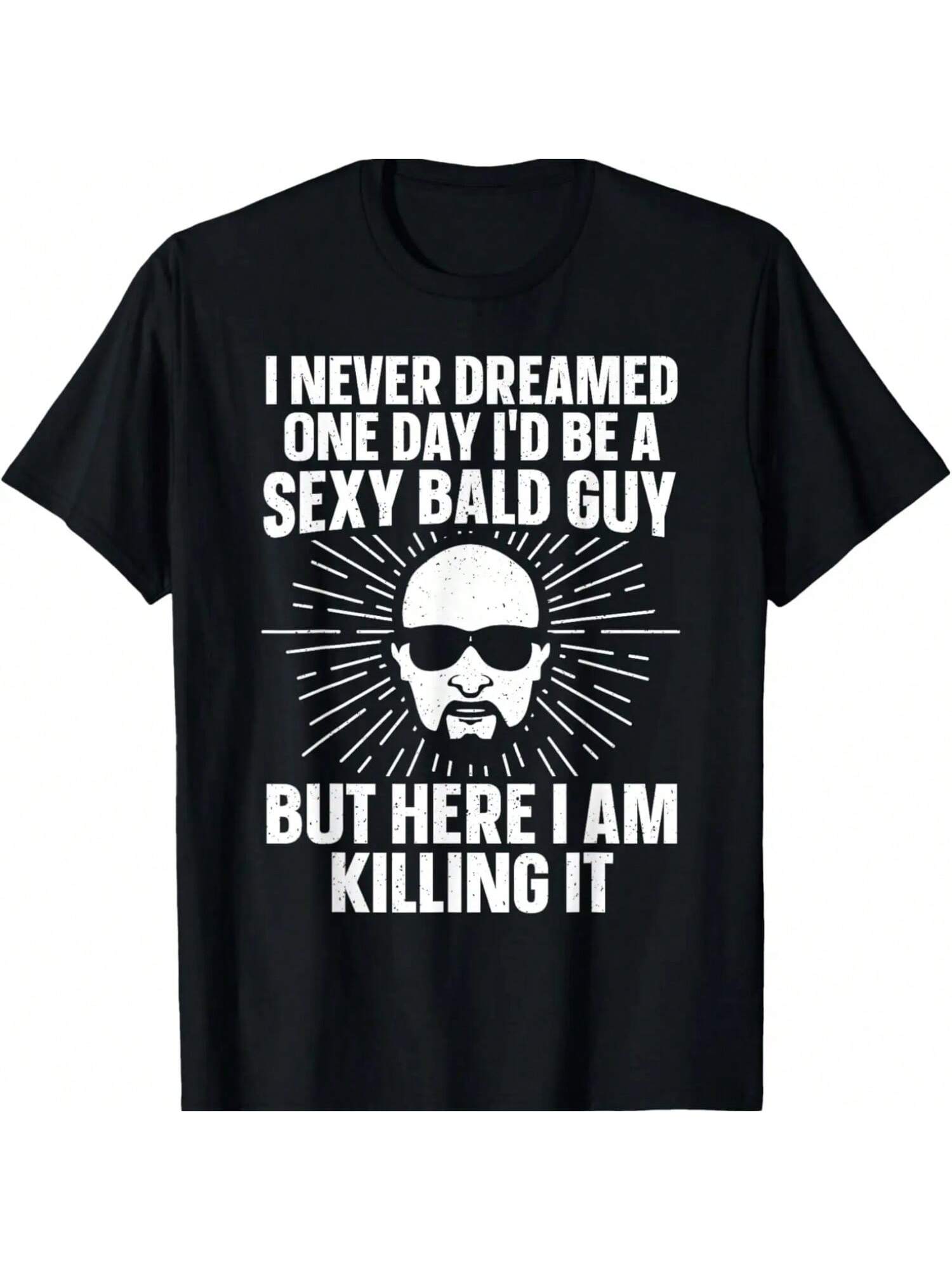 Funny Bald Guy Art For Dad Sexy Bald People Bald Man T-Shirt S разноцветный